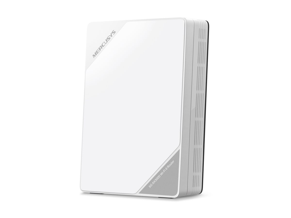 Mercusys 5G AX3000 Wireless Dual Band Router | MB520-5G | 802.11ax | 574/2402 Mbit/s | Ethernet LAN (RJ-45) ports 1 | Mesh Support No | MU-MiMO No | No mobile broadband | Antenna type Internal