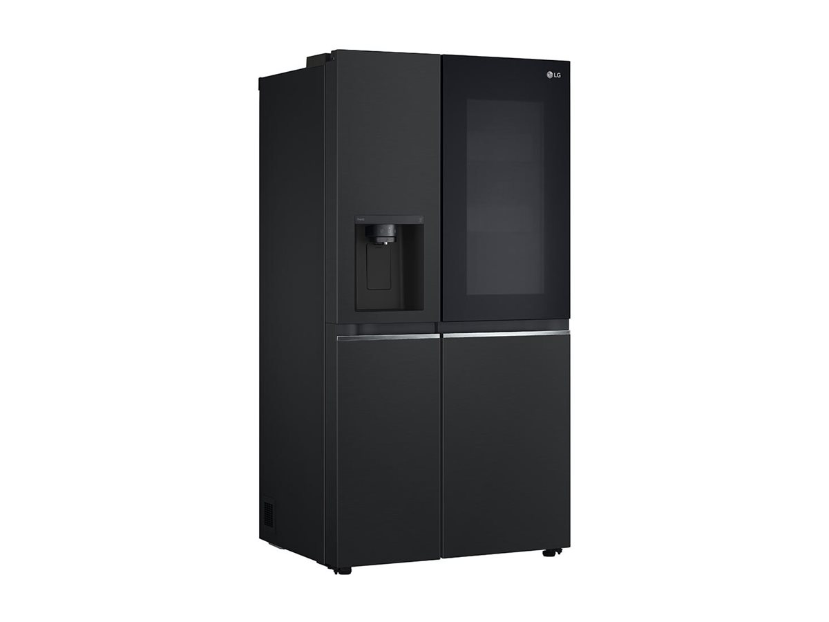 LG GSGV81EPLL Refrigerator, Free-standing, Side by Side, E, Height 1.79 m, Net fridge 416 L, Net freezer 219 L, Black | LG - Image 2