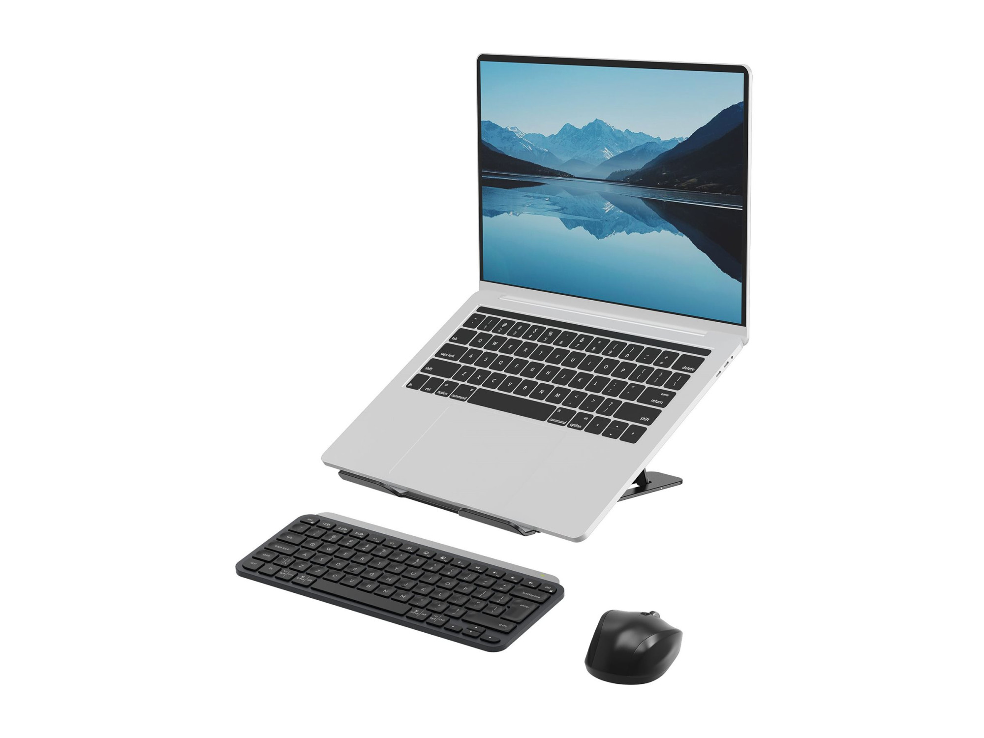 Fellowes Alumia Portable Laptop Stand | 15 " | Laptop Stand | Black - Image 9