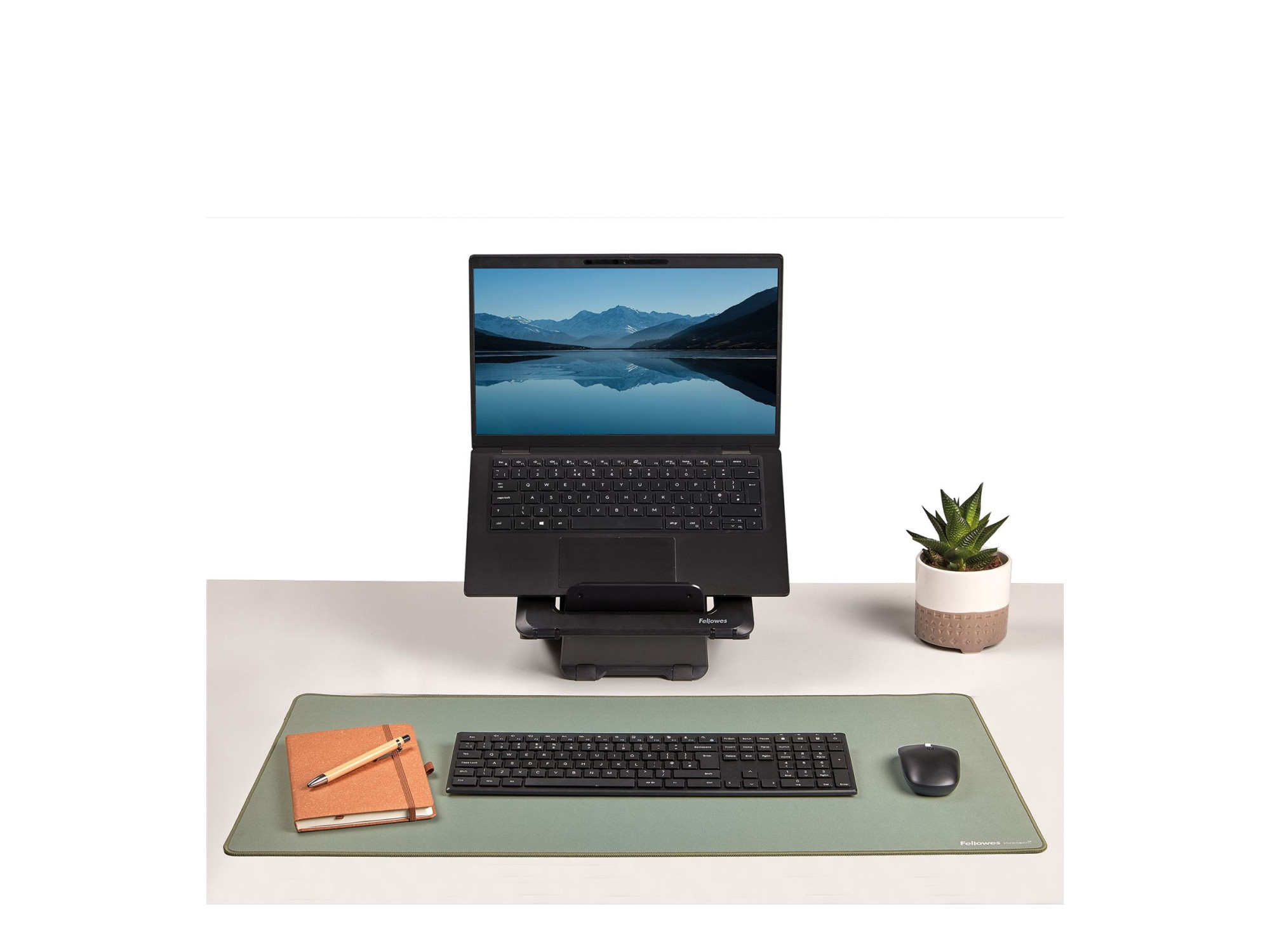 Fellowes Desk Mat | Breyta | 800 x 400 x 2.5 mm | Sage - Image 7