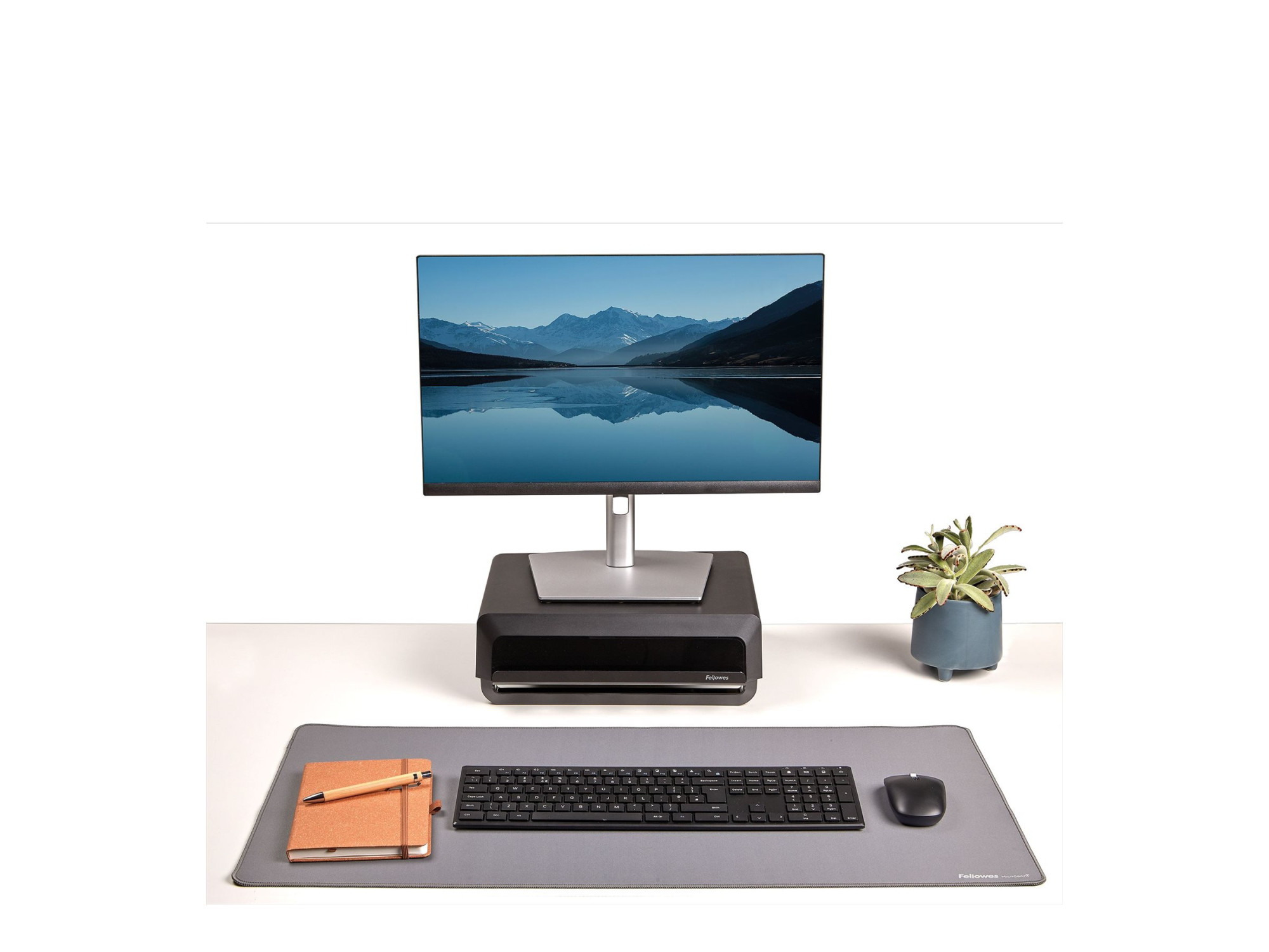 Fellowes Desk Mat | Breyta | 800 x 400 x 2.5 mm | Grey - Image 6