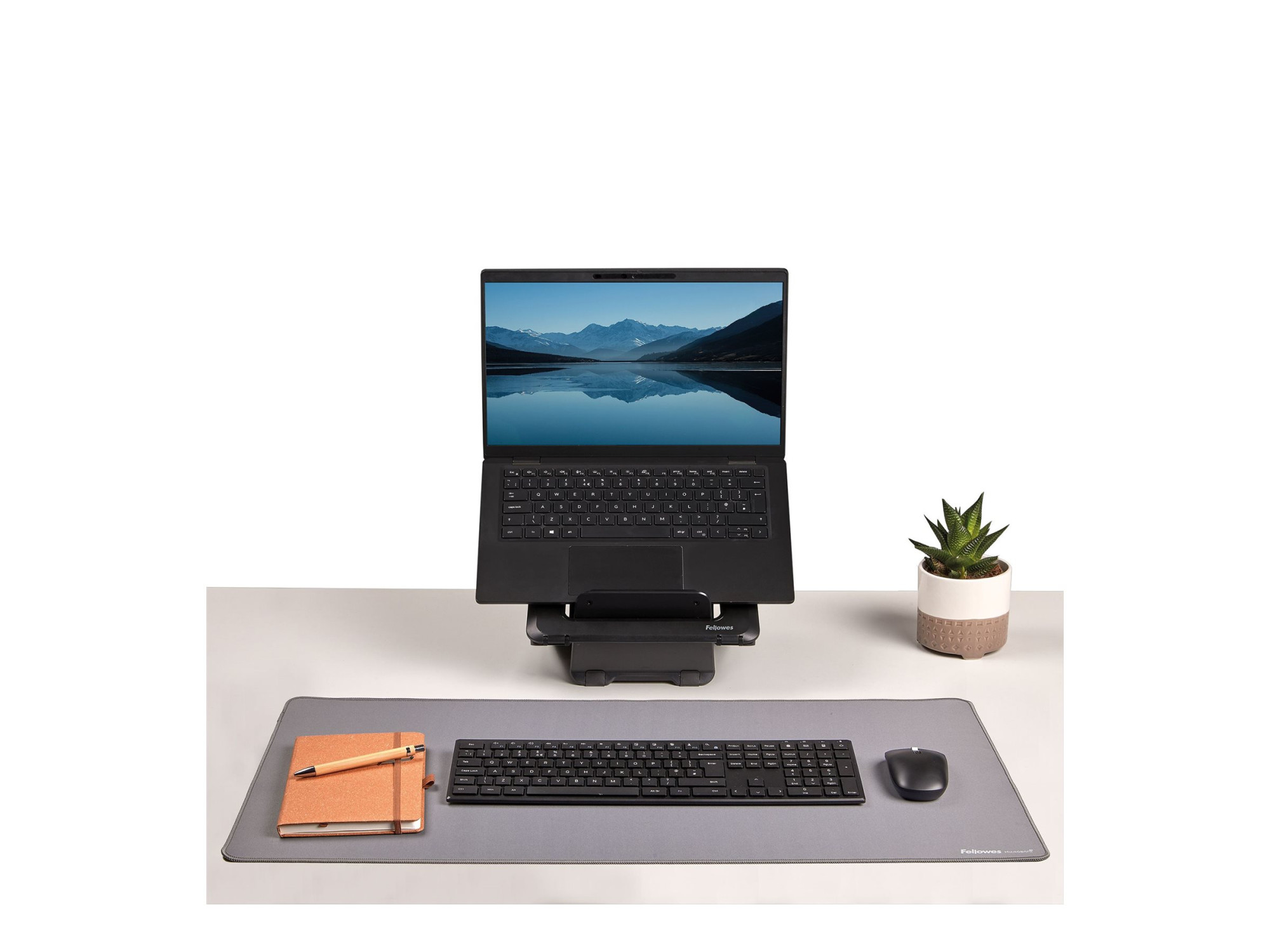 Fellowes Desk Mat | Breyta | 800 x 400 x 2.5 mm | Grey - Image 7