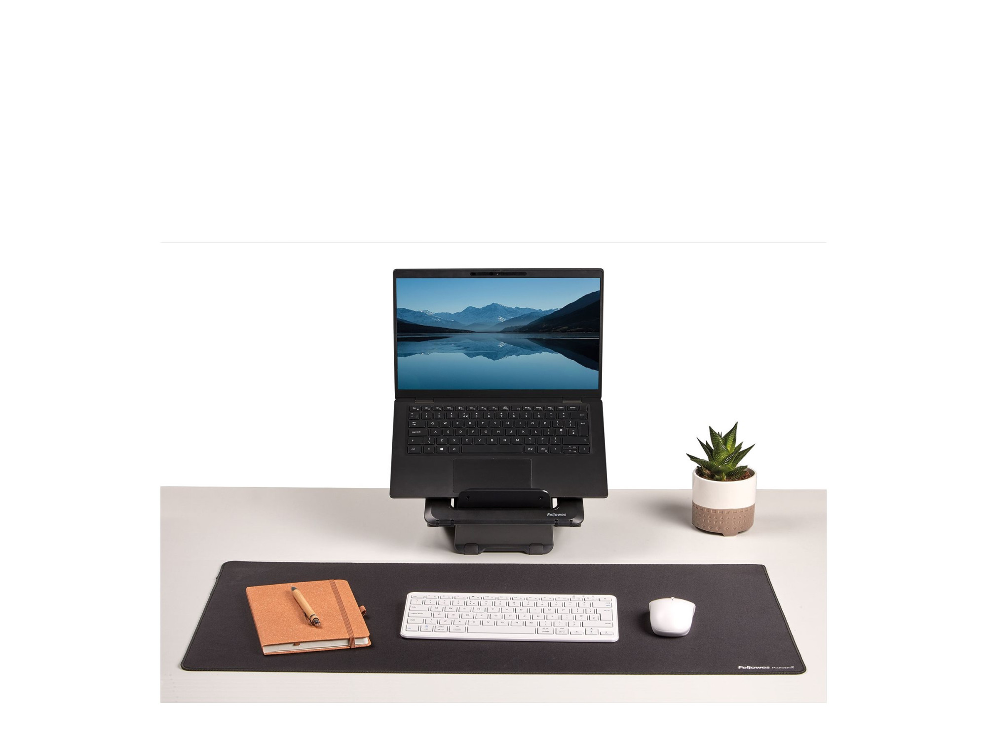 Fellowes Desk Mat | Breyta | 800 x 400 x 2.5 mm | Black - Image 5