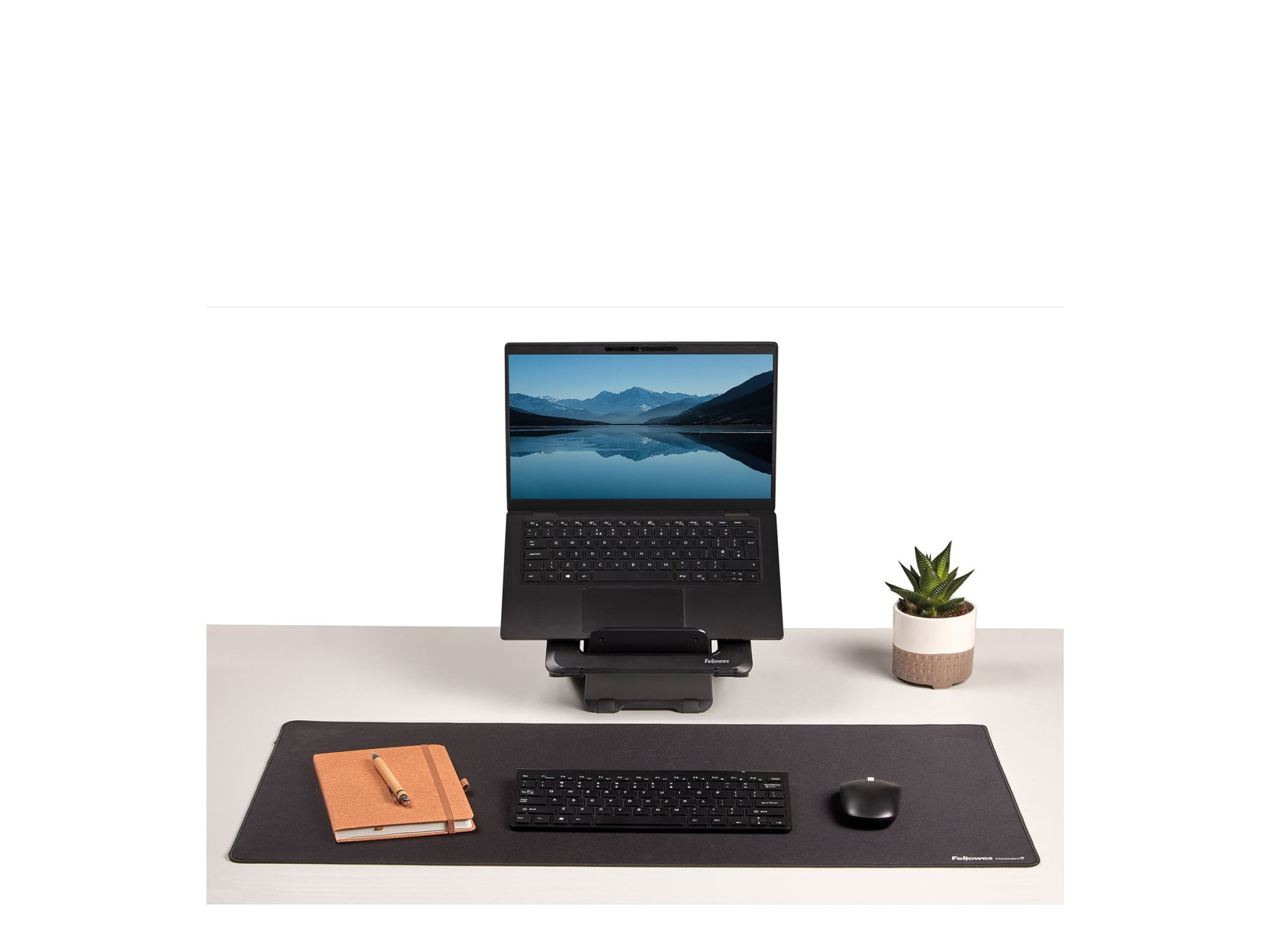 Fellowes Desk Mat | Breyta | 800 x 400 x 2.5 mm | Black - Image 8