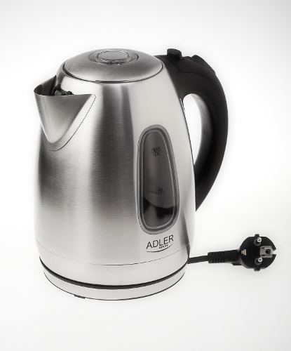 Adler | Kettle | AD 1223 | Standard | 2200 W | 1.7 L | Stainless steel | 360° rotational base | Stainless steel - Image 16
