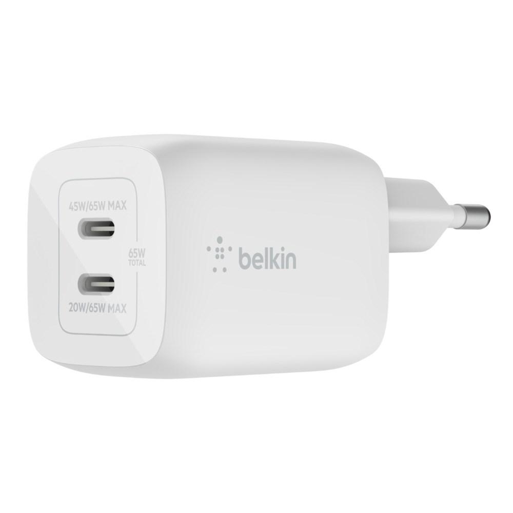 Belkin USB-C GaN PD PPS Dual Wall Charger, 65W | WCH013vfWH - Image 9