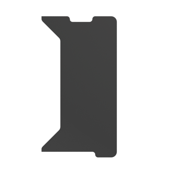 Genesis | Holm Modular Side Desk Top Right 40cm | NDS-2279 | Anthracite Black