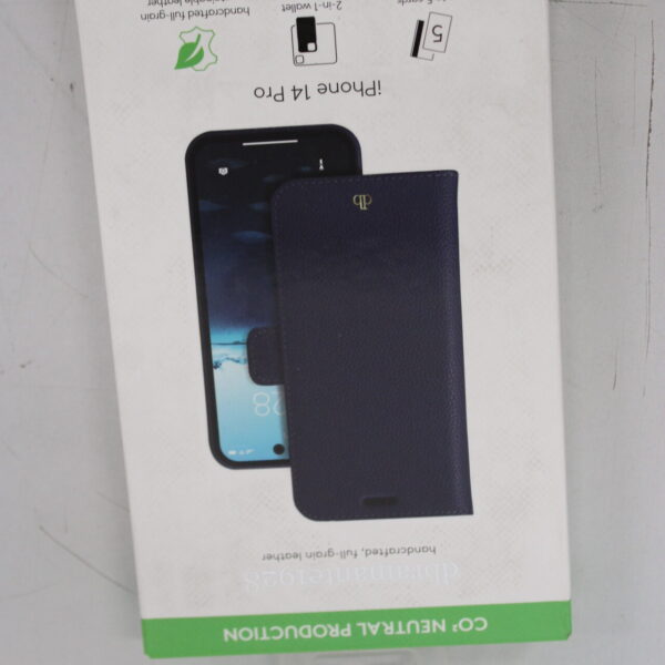 SALE OUT. dbramante1928 New York 2in1 Wallet Case for iPhone 14 Pro Blue/Pacific Blue | dbramante1928 DIRTY PACKAGING