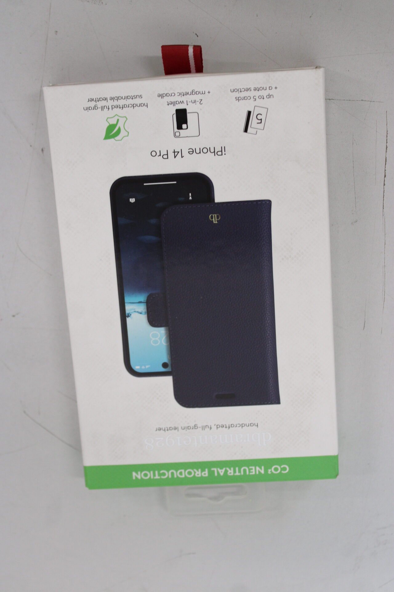 SALE OUT. dbramante1928 New York 2in1 Wallet Case for iPhone 14 Pro Blue/Pacific Blue | dbramante1928 DIRTY PACKAGING