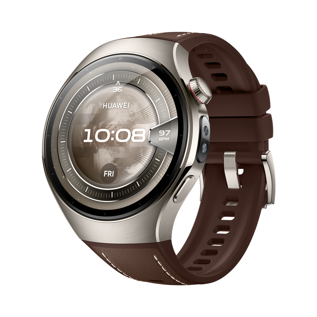 Huawei Watch 5 (46mm) | Smart watch | AMOLED | 1.5 inches | Waterproof | Brown