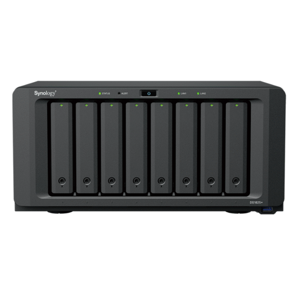 Synology DiskStation | DS1825+ | AMD Ryzen | V1500B | 8 GB | DDR4 | Black