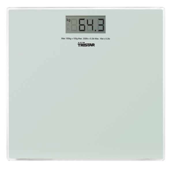 Tristar | Bathroom scale | WG-2419 | Maximum weight (capacity) 150 kg | Accuracy 100 g | White