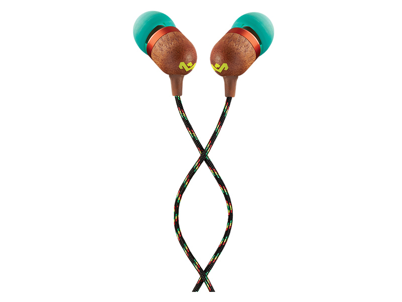 Marley Smile Jamaica Earbuds, In-Ear, Wired, Microphone, Rasta | Marley | Earbuds | Smile Jamaica