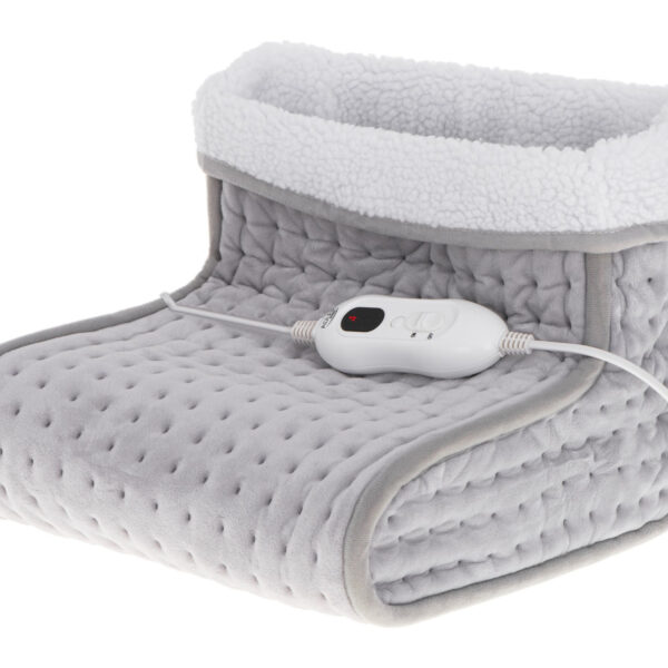 Adler | Feet warmer with LCD controller | AD 7432 | Number of heating levels 4 | Number of persons 1 | Washable | Remote control | Outer fabric: soft plush & sponge. Inner fabric: removable synthetic wool lining | 140 W | Grey
