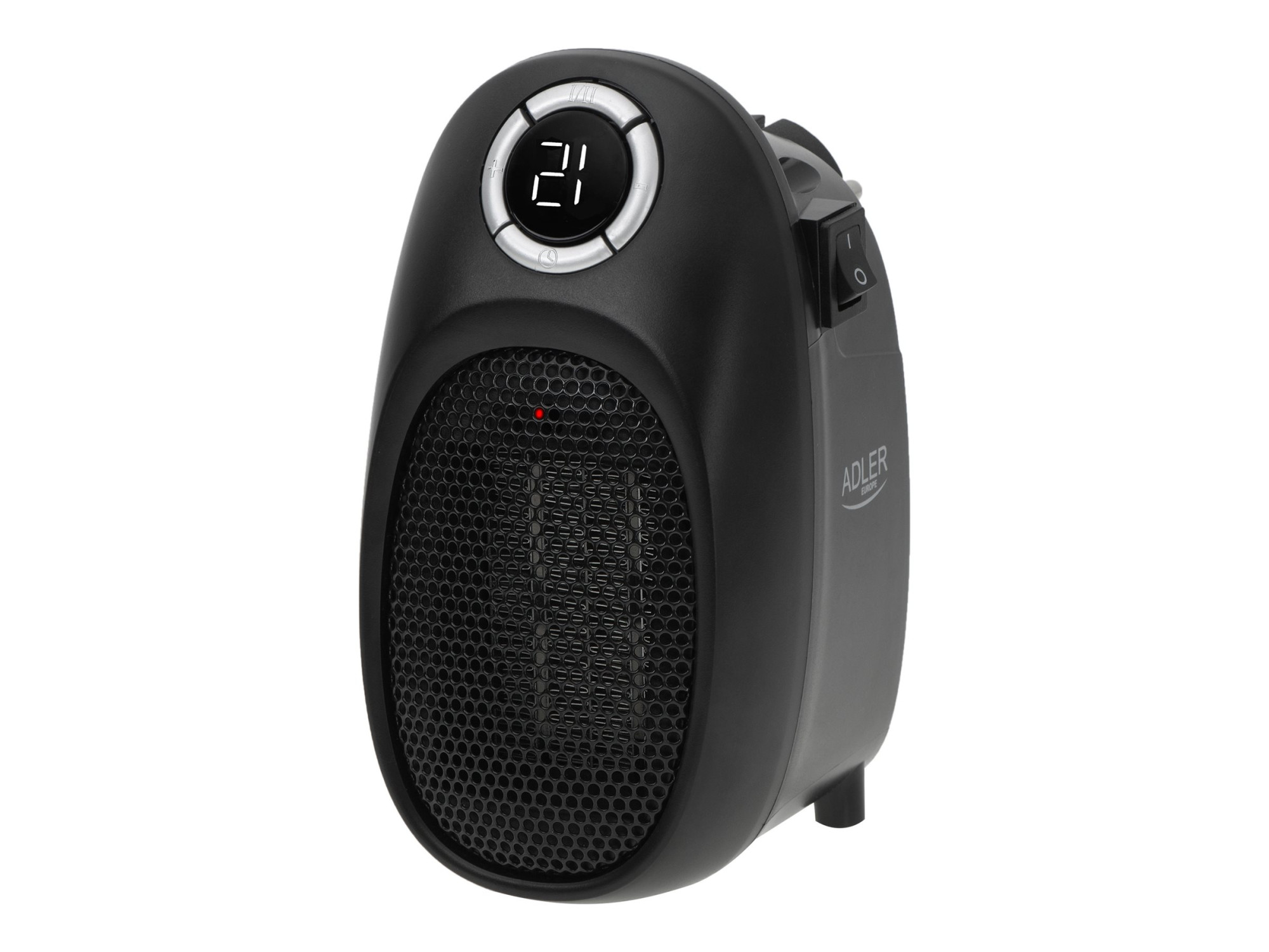 Adler | Thermofan - Easy Heater | AD 7726 | Ceramic | 400 W | Number of power levels 2 | Suitable for rooms up to 32 m² | Black - Image 2