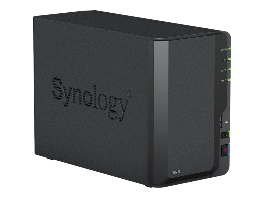 Synology | DS223 | Up to 2 HDD/SSD Hot-Swap | Realtek | RTD1619B | Processor frequency 1.7 GHz | 2 GB | DDR4 - Image 4