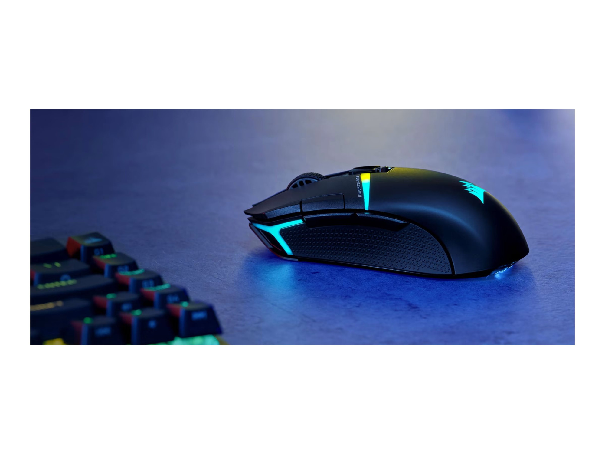 Corsair | Gaming Mouse | NIGHTSABRE RGB | Wireless | Bluetooth, 2.4 GHz | Black - Image 13