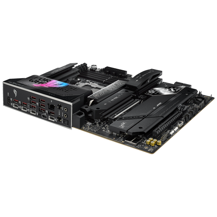 Asus ROG STRIX X870E-E GAMING WIFI | Processor family AMD | Processor socket AM5 | DDR5 | Supported hard disk drive interfaces SATA, M.2 | Number of SATA connectors 4 - Image 8