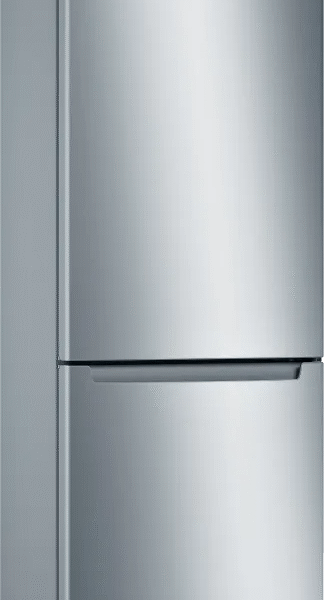 Bosch | Refrigerator | KGN36NLEA | Energy efficiency class E | Free standing | Combi | Height 186 cm | No Frost system | Fridge net capacity 216 L | Freezer net capacity 89 L | 42 dB | Stainless steel