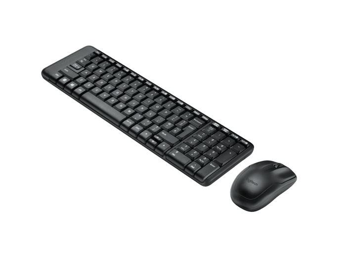 Logitech | Combo Wireless Keyboard and Mouse | MK220 | Keyboard and Mouse | Wireless | Mouse included | US | Black | N/A - Image 4