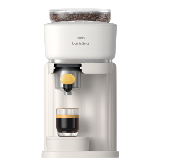 Philips Coffee maker | BAR300/03 Baristina | Pump pressure 16 bar | Semi-automatic | 122.8 W | White - Image 4