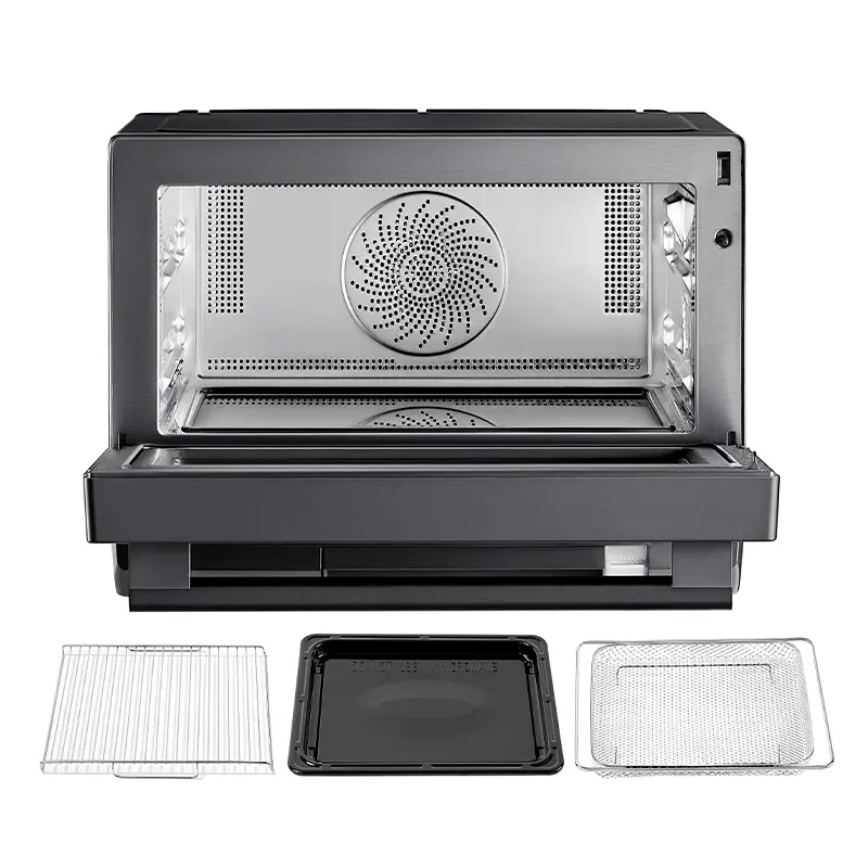 Midea Microwave oven | MSO25H | Free standing | 25 L | 1000 W | Convection | Grill | Black - Image 7