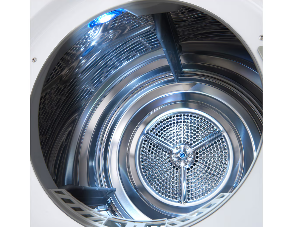 LG Dryer Machine | RH80V9AV3N | Energy efficiency class C | Front loading | 8 kg | LED | Depth 69 cm | Wi-Fi | White - Image 7