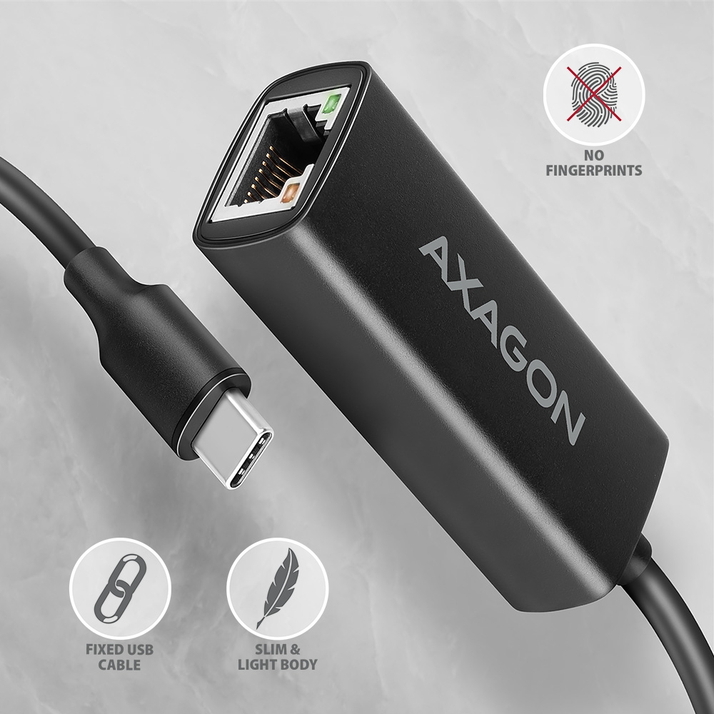 AXAGON ADE-ARC USB-C Gigabit Ethernet Adapter - Image 4