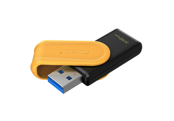 Kingston USB Flash Drive | DataTraveler Exodia S | 512 GB | USB 3.2 Gen 1 | Black/Yellow - Image 3