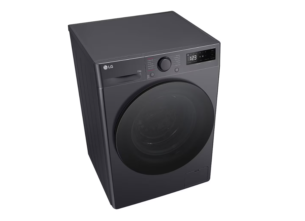 LG Washing machine | F4WR511S2M | Energy efficiency class A-10% | Front loading | Washing capacity 11 kg | 1400 RPM | Depth 57 cm | Width 60 cm | Display | LED | Steam function | Direct drive | White - Image 9