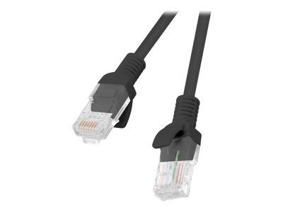Lanberg | Patch cable - CAT 5e | RJ-45 - male | RJ-45 - male | 1.5 m | Black | Black - Image 2