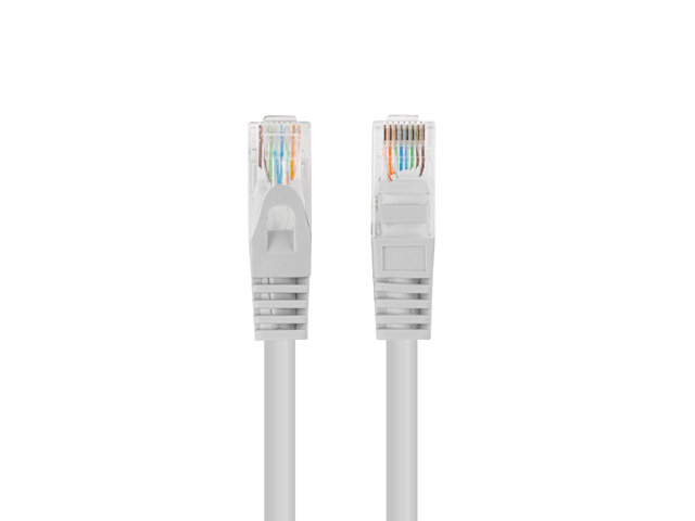 Lanberg | Patchcord CAT.6 UTP Fluke Passed | PCU6-10CC-0025-S | 0.25 m | Grey - Image 2