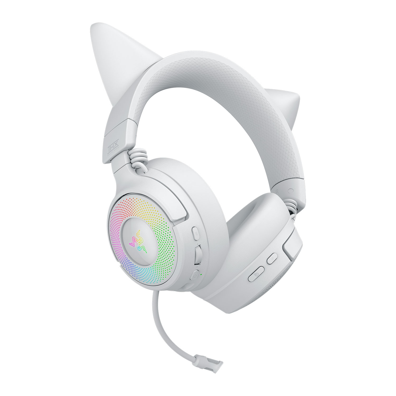 Razer Headset | Kraken Kitty V3 Pro | Bluetooth | Over-ear | Microphone | Wireless | White - Image 3
