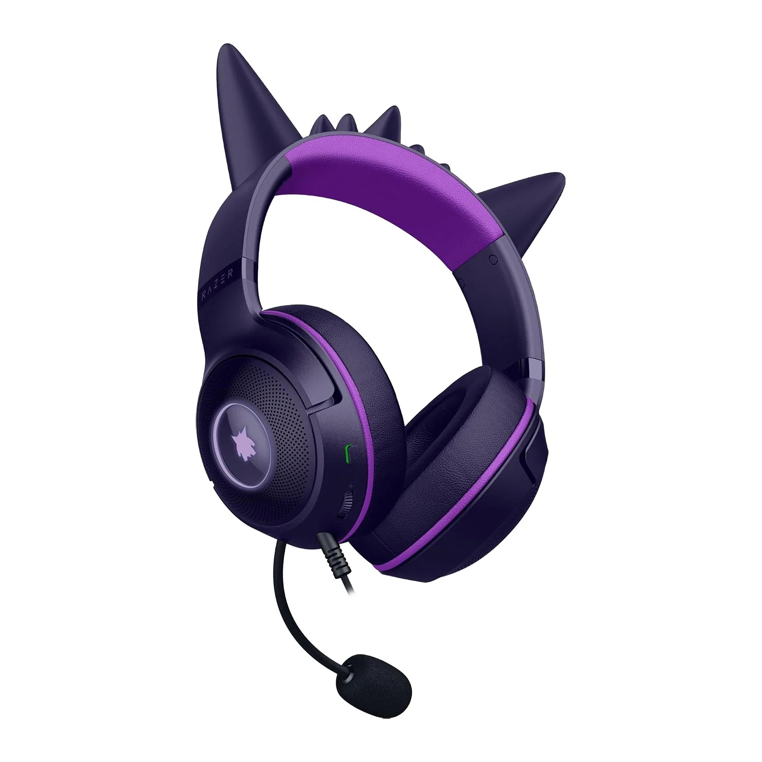 Razer Headset | Kraken Kitty V2 | Wired | Over-ear | Microphone | Noise canceling | Gengar Edition - Image 3