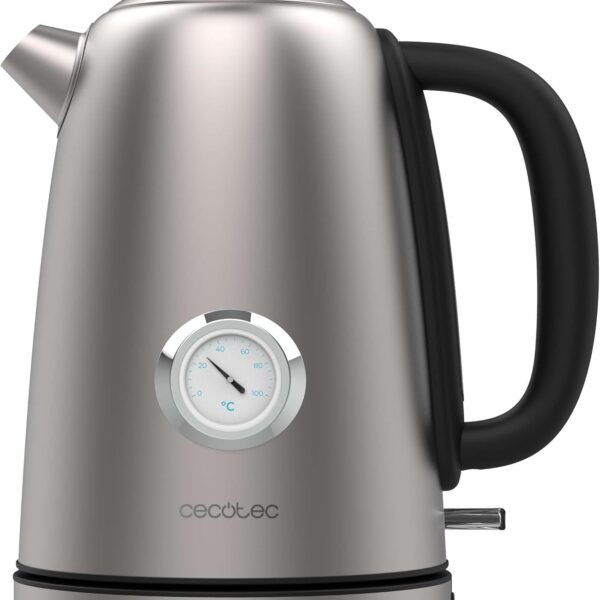 Cecotec Kettle | Thermosense 620 Vintage | Electric | 2200 W | 1.7 L | Stainless steel | 360° rotational base | Stainless steel