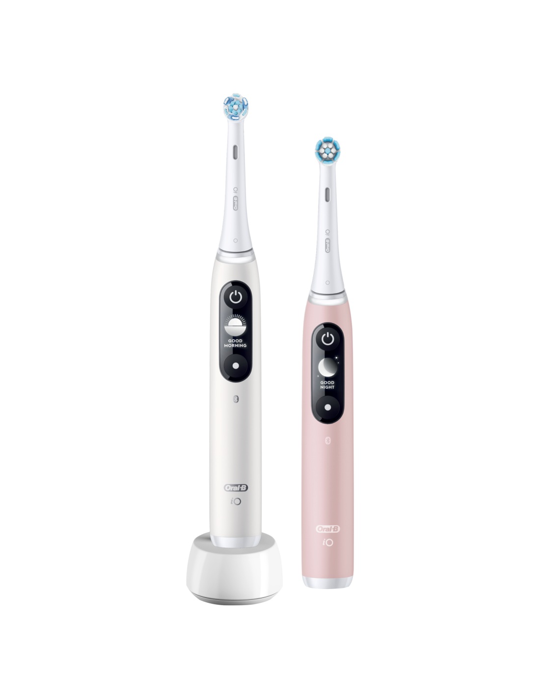 Oral-B Electric Toothbrush | iO6 DuoPack | Rechargeable | For adults | Number of brush heads included 2 | Number of teeth brushing modes 5 | White/Pink