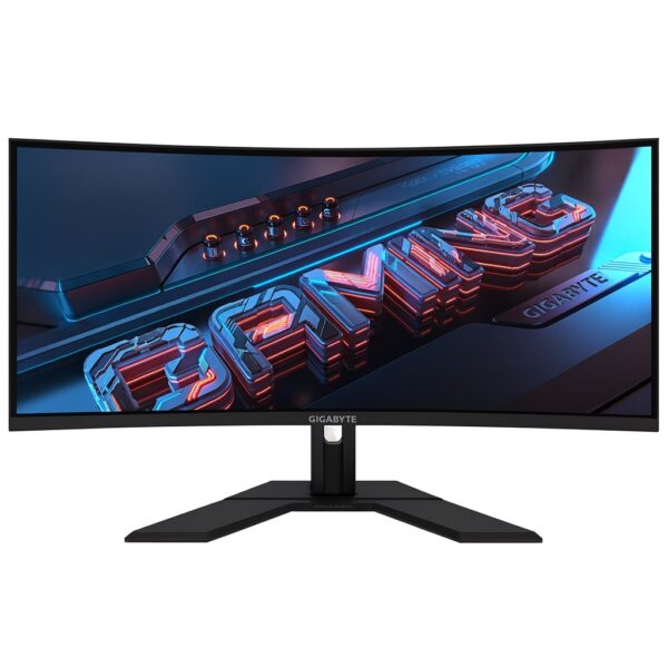 Gigabyte | GS34WQC A | 34 " | SS VA | WQHD | 120 Hz | 1 ms | 3440 x 1440 pixels | 300 cd/m² | HDMI ports quantity 1