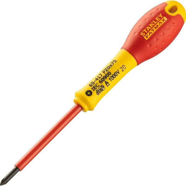 Stanley | Fatmax Screwdriver VDE PZ0x75 mm, 1000V (with blister)