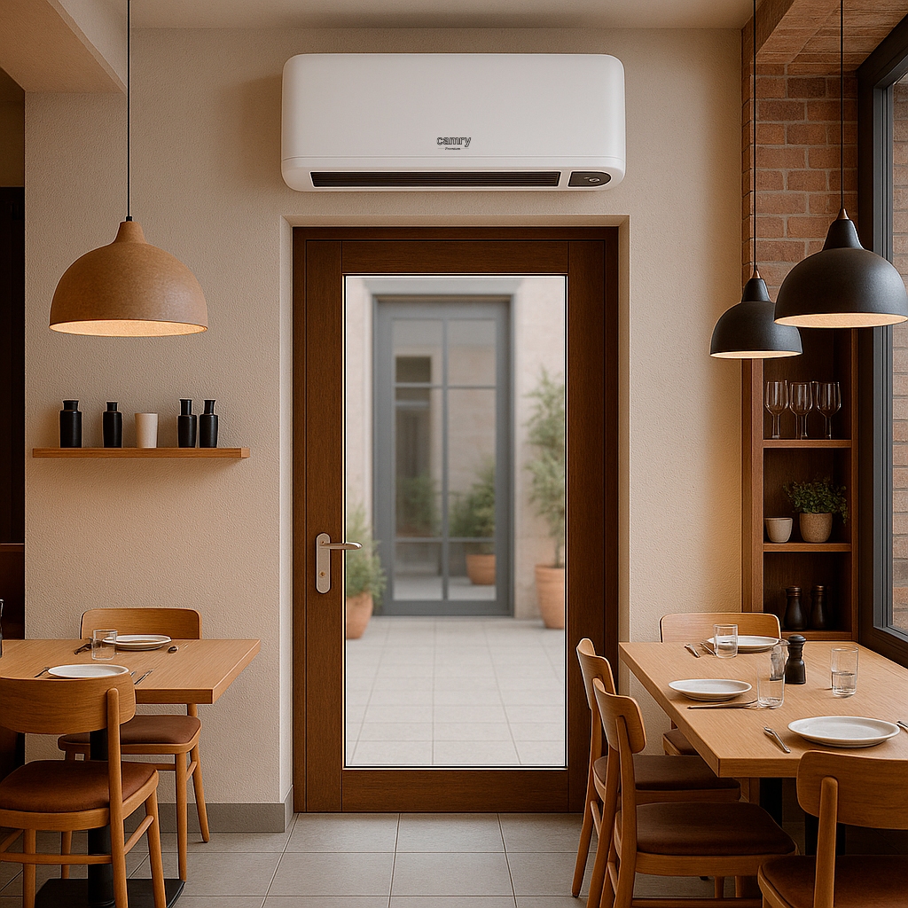 Camry Air Curtain Heater with LED Display | CR 7753 | Air curtain | 2000 W | White | IP22 - Image 12