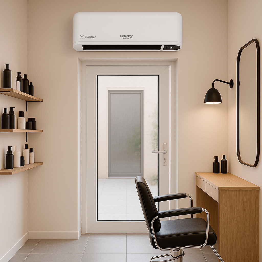 Camry Air Curtain Heater with LED Display | CR 7753 | Air curtain | 2000 W | White | IP22 - Image 13