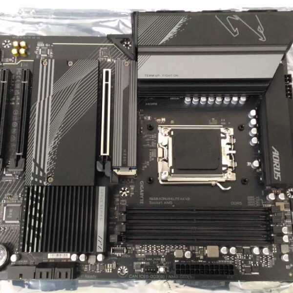 SALE OUT. Gigabyte B650 A ELITE AX V2 1.0 | Gigabyte B650 A ELITE AX V2 1.0 | Processor family AMD | Processor socket AM5 | DDR5 DIMM | Supported hard disk drive interfaces SATA, M.2 | Number of SATA connectors 4 | USED, REFURBISHED, WITHOUT ORIGINAL PACKAGING AND ACCESSORIES, ONLY BACKPANEL AND ANTENNA INCLUDED