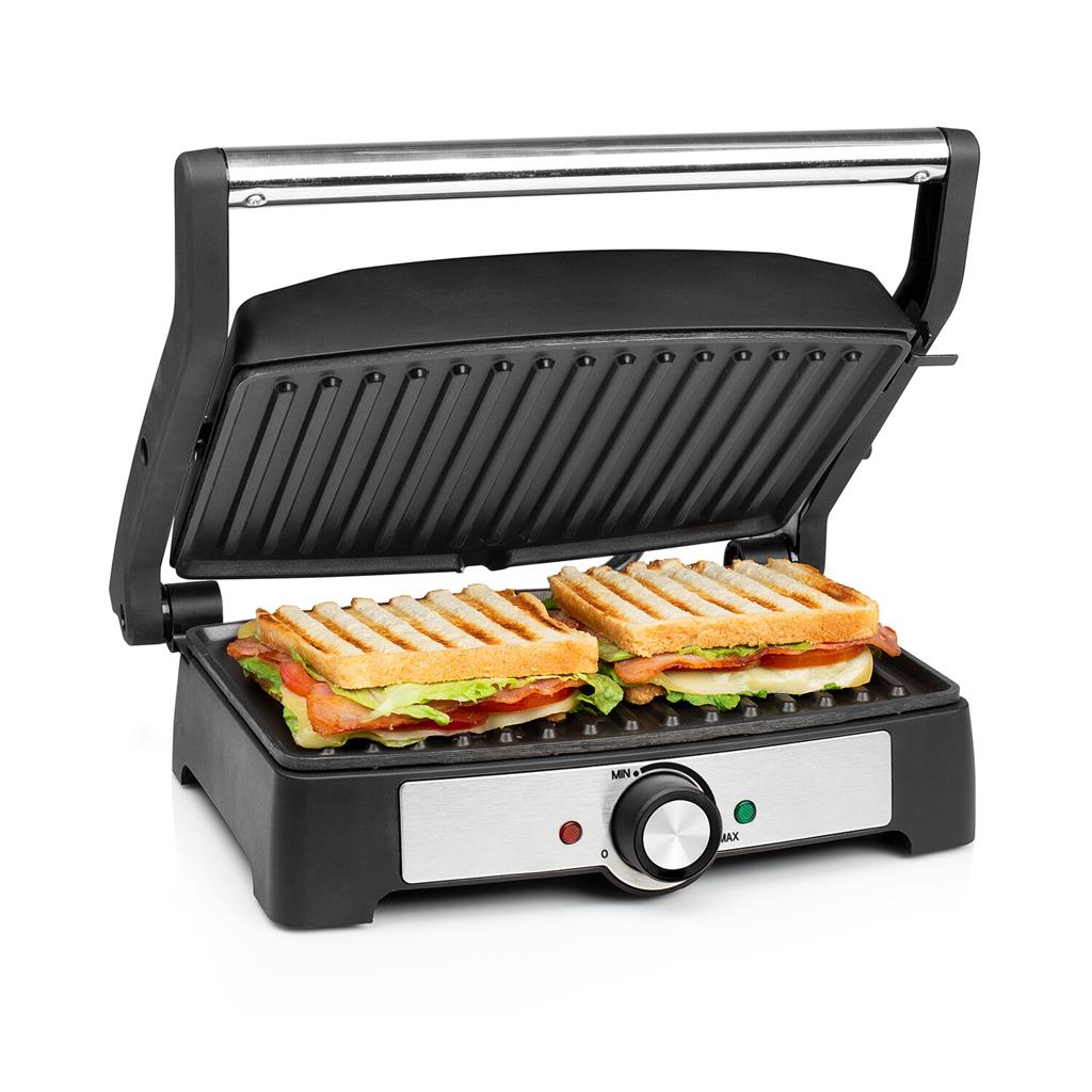 Tristar Contact Grill | PD-8916 | Table | 1500 W | Stainless Steel/Black - Image 3