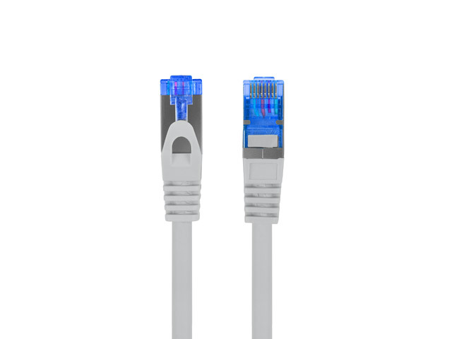 Lanberg | Patch cable - CAT 6a | RJ-45 - male | RJ-45 - male | RJ-45 | 2 m | Grey | RAL 7035 - Image 3