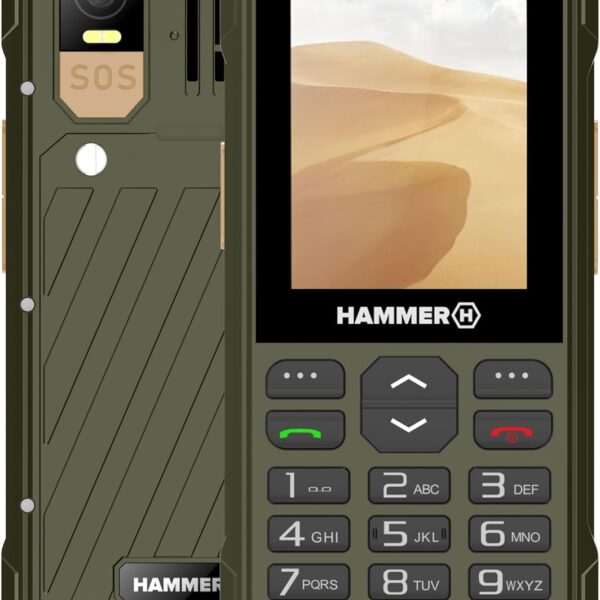 Hammer 6 LTE Military Edition | Green | 2.4 " | IPS | 48 MB | 128 MB | Dual SIM | 3G | Main camera resolution 2 MP | 2500 mAh