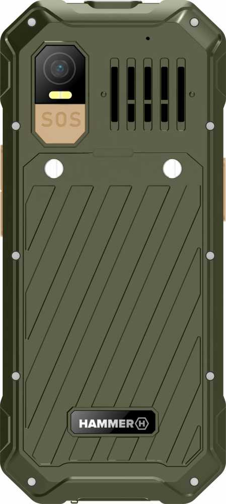Hammer 6 LTE Military Edition | Green | 2.4 " | IPS | 48 MB | 128 MB | Dual SIM | 3G | Main camera resolution 2 MP | 2500 mAh - Image 5