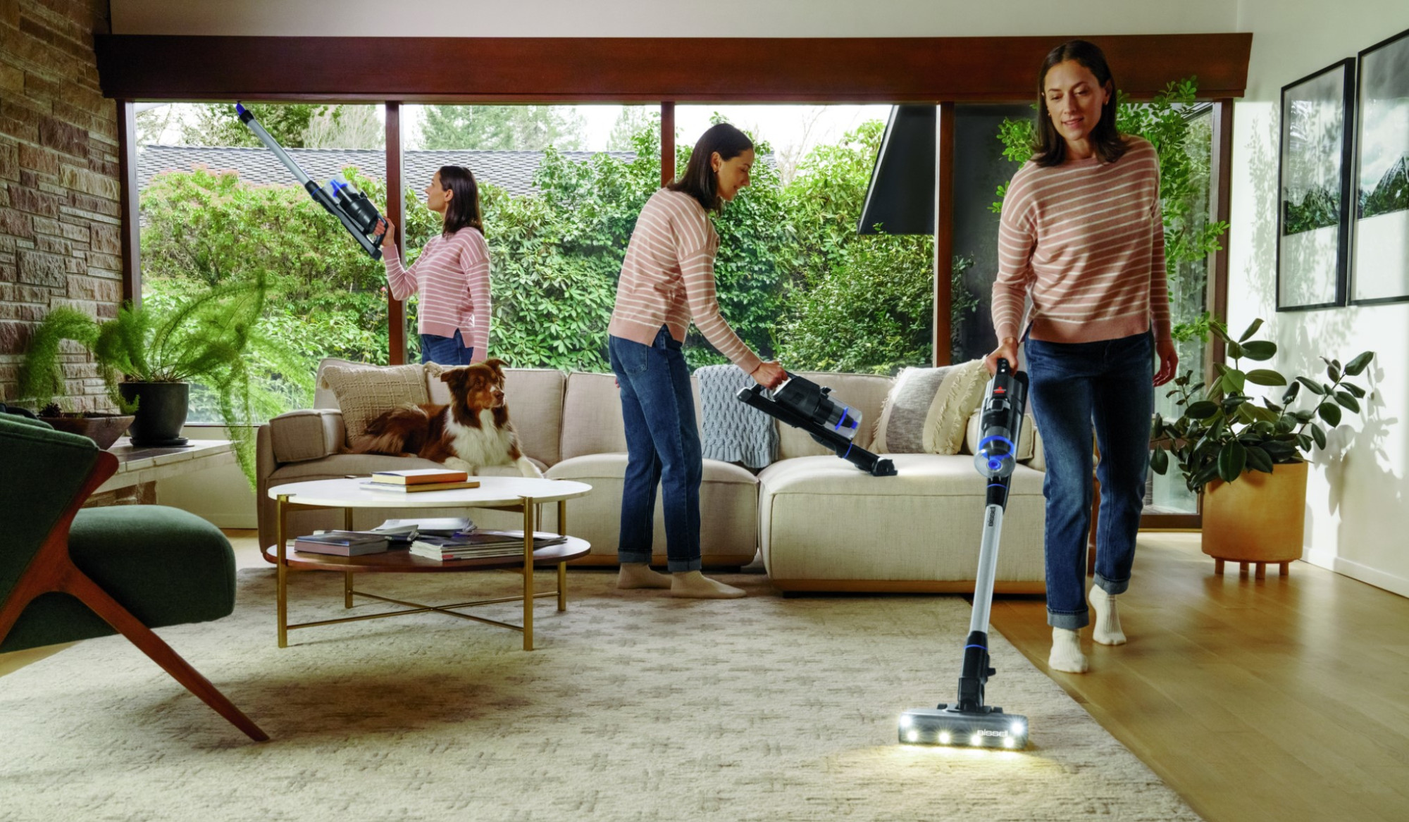 Bissell Stick Vacuum | PowerClean FurGuard Select | Cordless operating | 280 W | 25.2 V | Operating time (max) 50 min | Black/Titanium/Cobalt Blue | Warranty 60 month(s) | Battery warranty 24 month(s) - Image 4