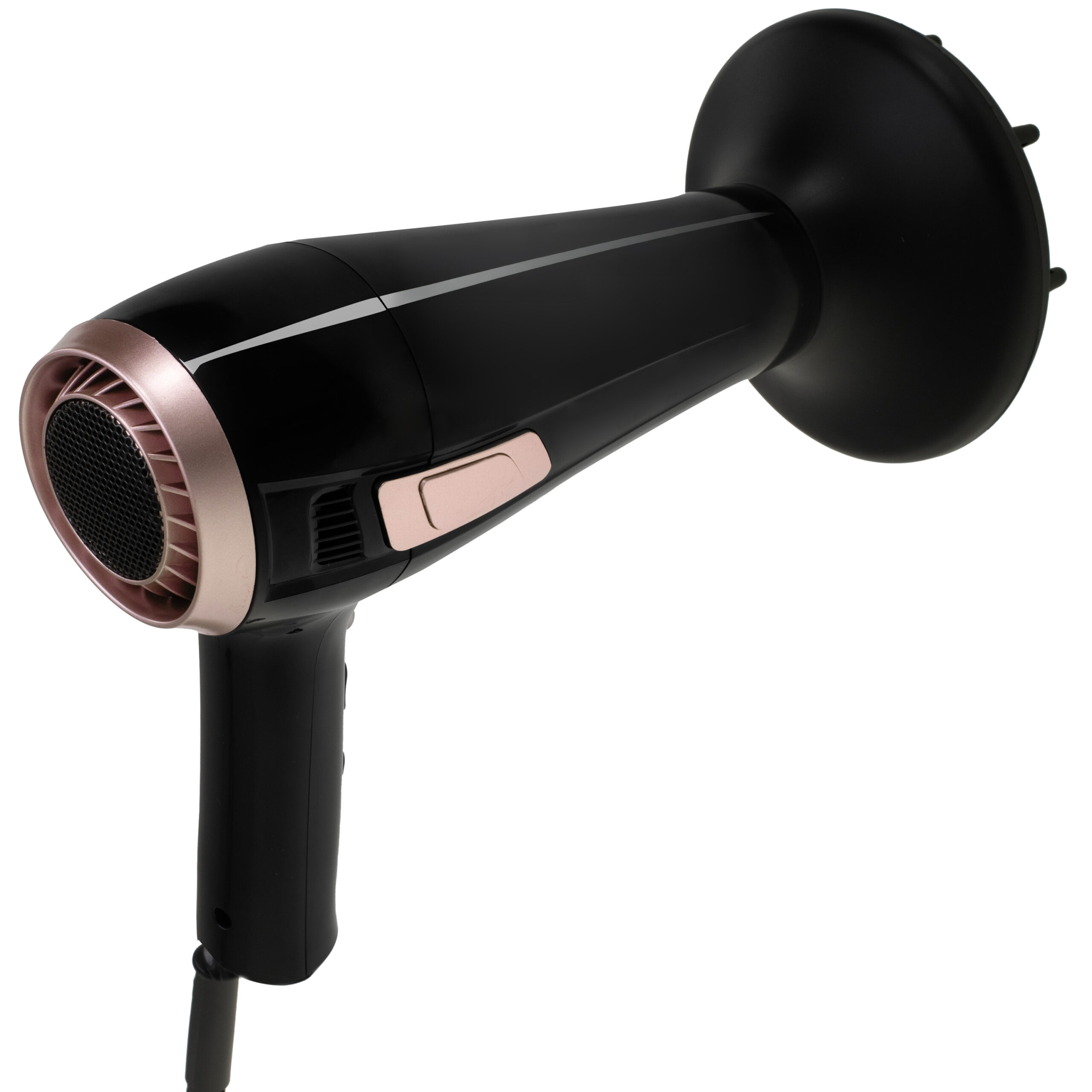 Adler Hair dryer with retractable power cord | AD 2283 | 2400 W | Number of temperature settings 3 | Diffuser nozzle | Black/Golden Rose - Image 8