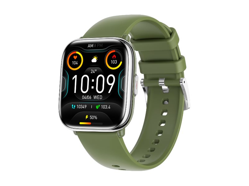 myPhone Watch Pastel | Smart watch | AMOLED | 1.75" | Waterproof | Silver Green - Image 2