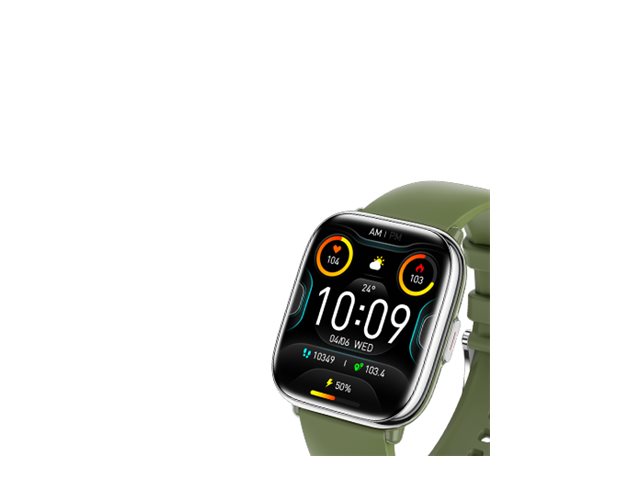 myPhone Watch Pastel | Smart watch | AMOLED | 1.75" | Waterproof | Silver Green - Image 8