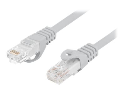 Lanberg | Patchcord Cat.6 UTP LSZH CU | PCU6-10CU-0050-S | 0.5 m | Gray - Image 2